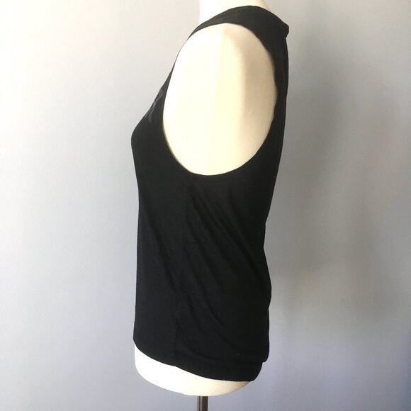 Revolve Black Tank Graphic Private Party Hangover Funny Muscle Top Small - Picture 4 of 8